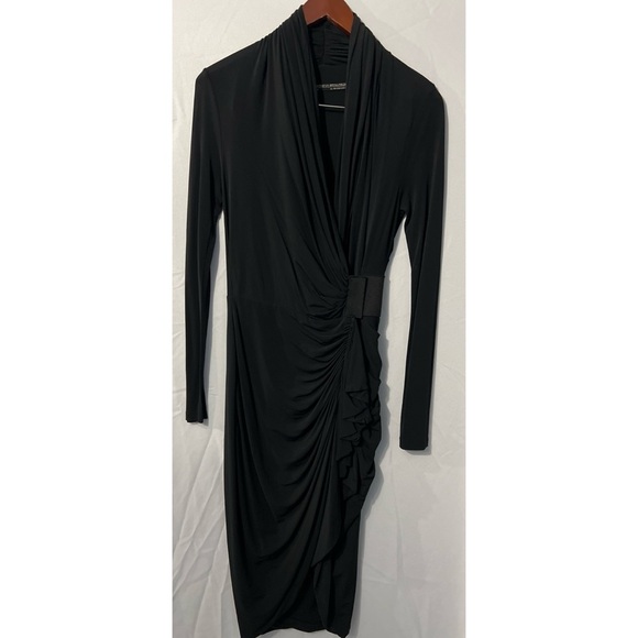 black long sleeve long formal dress Long Sleeves Black Satin Appliques A-line Long Evening Prom Dresses, Off  Shoulder Prom Dress, MR8907